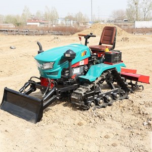 多功能农用旋耕机自走开沟旋耕水冷农机具果园施肥打药一体机