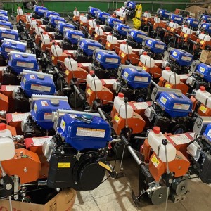 果园 农用物资转运车 汽油动力自走式轨道运输车 单轨运输车