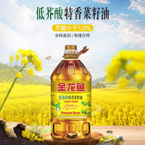 金龙鱼菜籽油5L 低芥酸特香菜籽油5L非转基因食用油